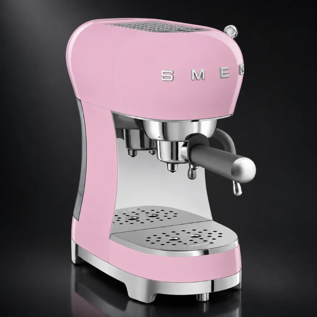 Cafetera Espresso Manual Smeg estilo 50’s