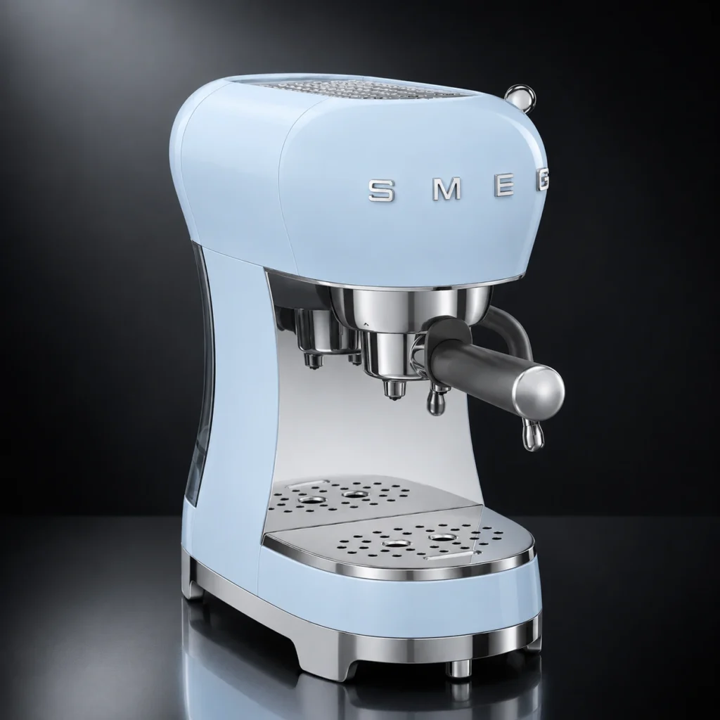 Cafetera Espresso Manual Smeg estilo 50’s