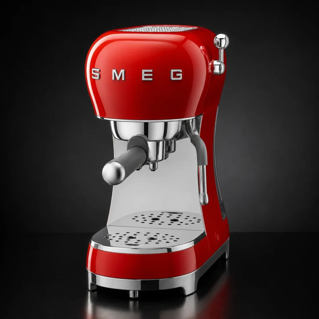 Cafetera Espresso Manual Smeg estilo 50’s