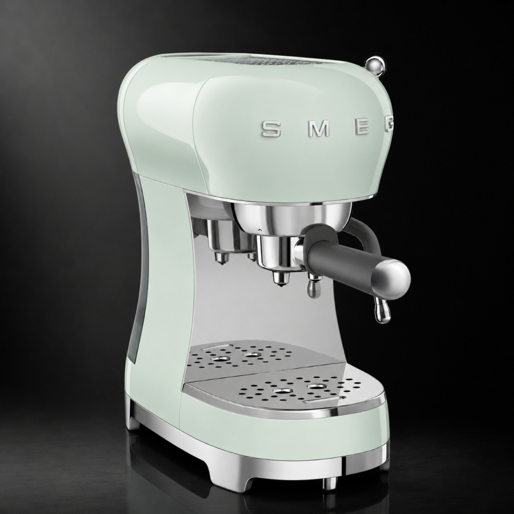 Cafetera Espresso Manual Smeg estilo 50’s