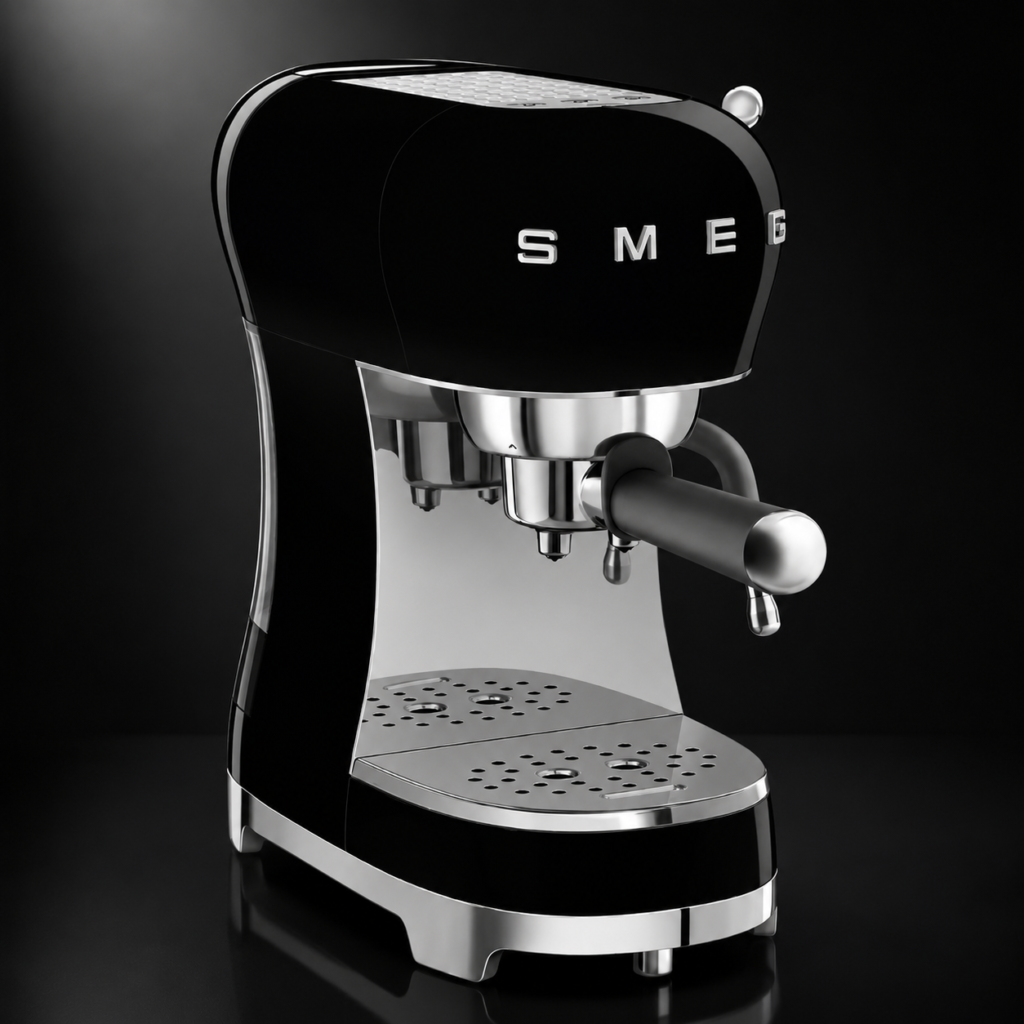 Cafetera Espresso Manual Smeg estilo 50’s