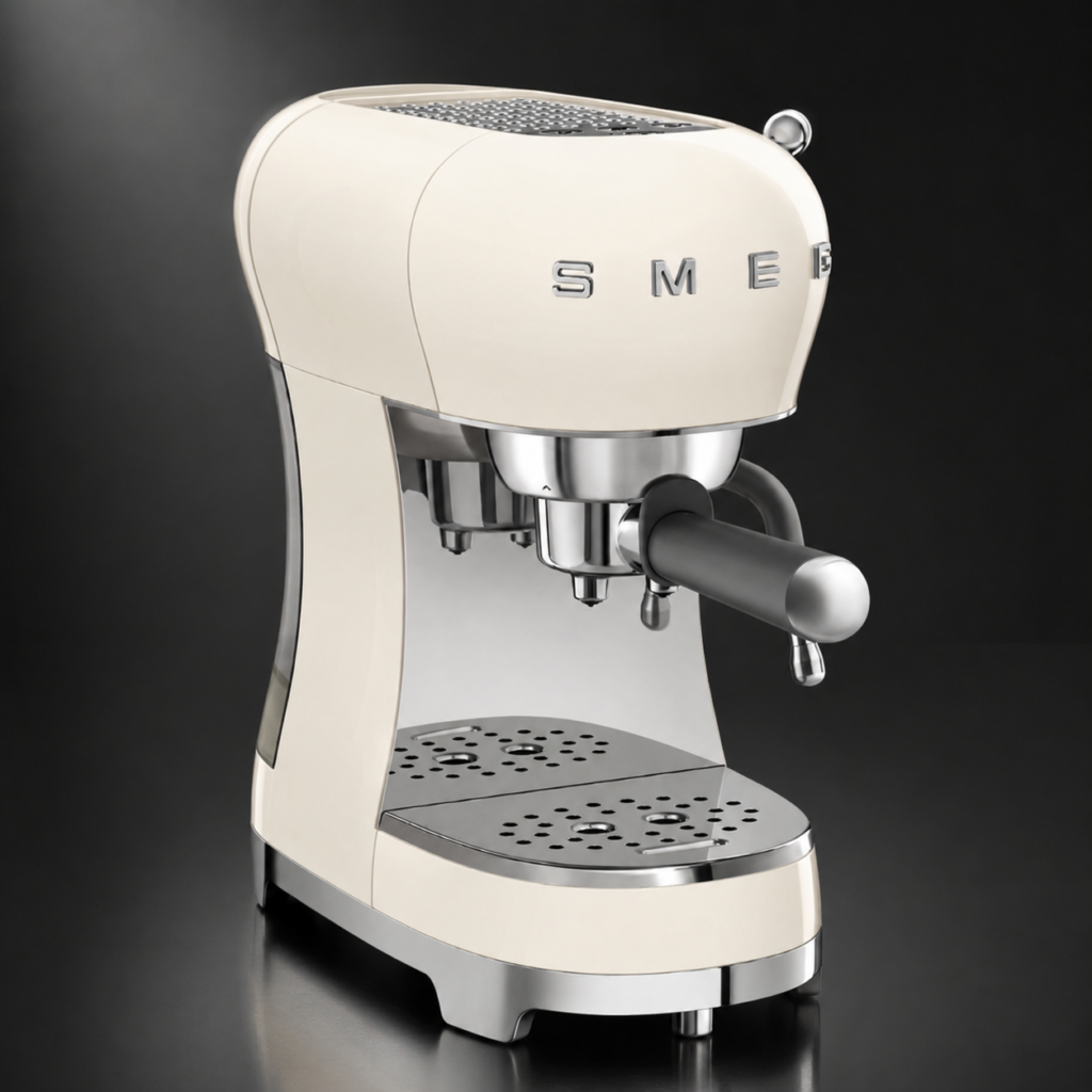 Cafetera Espresso Manual Smeg estilo 50’s
