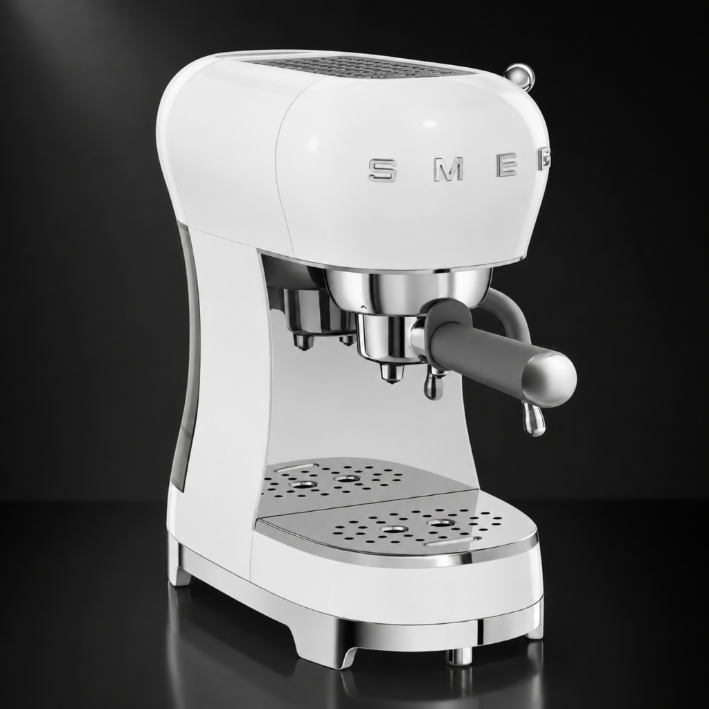 Cafetera Espresso Manual Smeg estilo 50’s