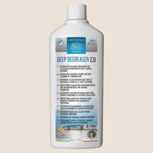 Botella Faber Deep Degreaser 2.0 para limpieza profunda de grasa en encimeras
