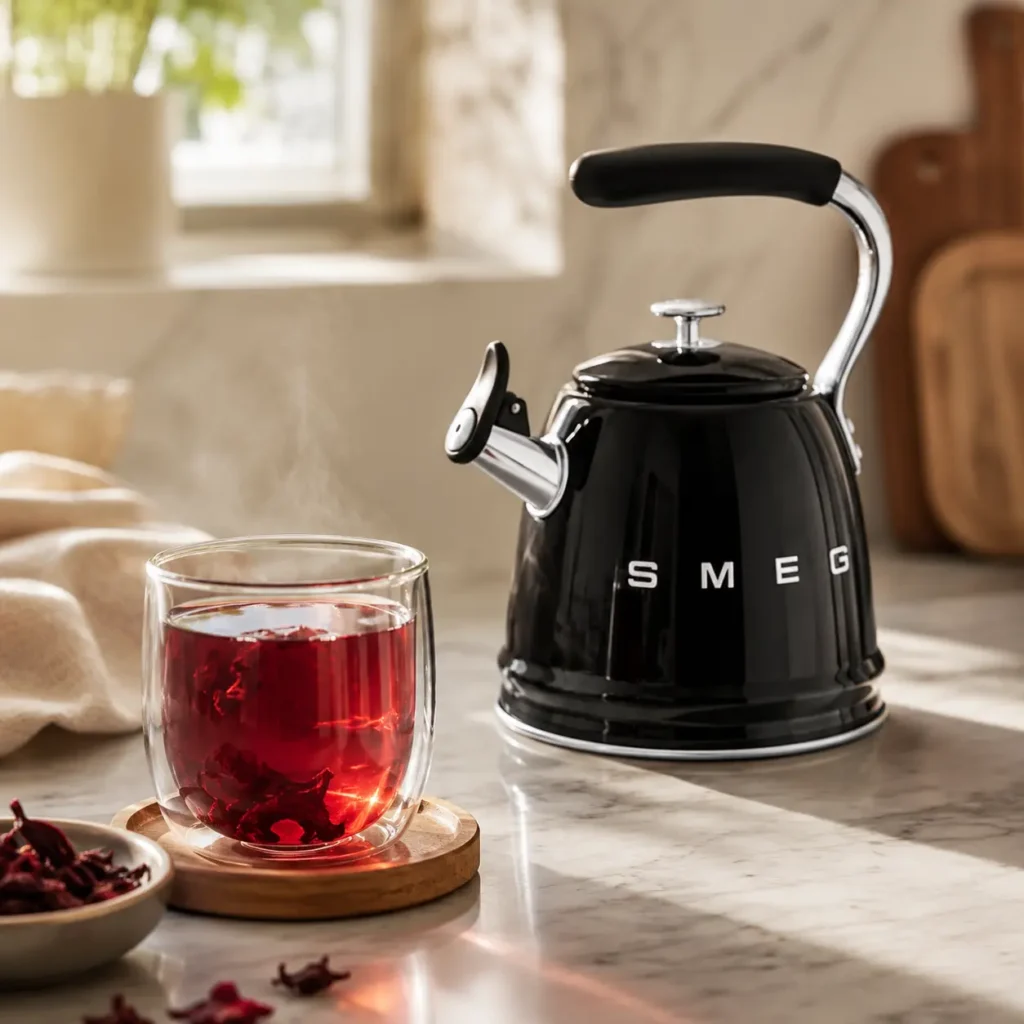 Hervidor de agua Smeg estilo 50’s