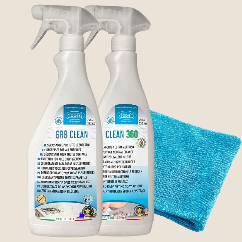 Kit limpieza con GR8 CLEAN, CLEAN 360 y trapo de microfibra