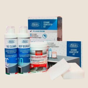 Botella Faber Deep Degreaser 2.0 para limpieza profunda de grasa en encimeras