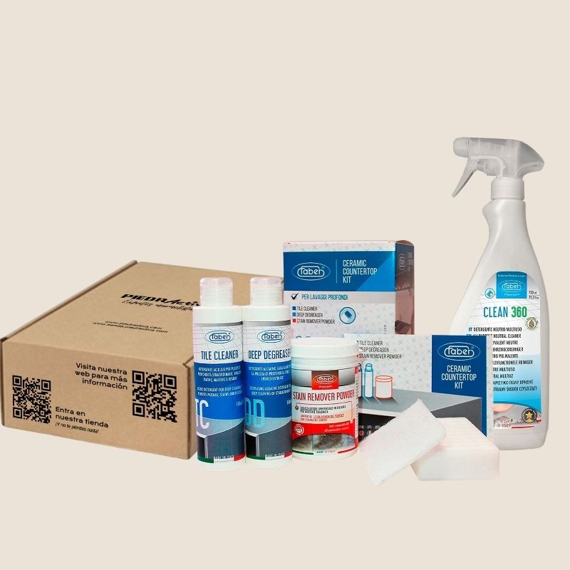 Kit Piedractiva Stone Care para limpieza y cuidado de encimeras