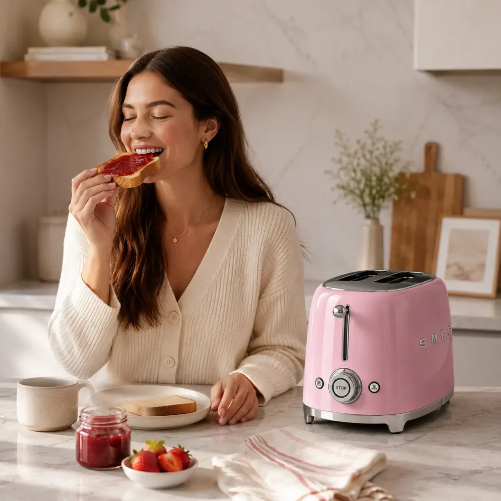 Tostadora Smeg 2x2 estilo 50’s