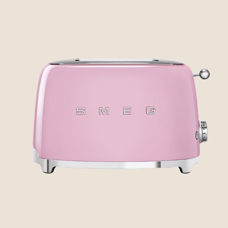 Tostadora Smeg de dos ranuras estilo años 50