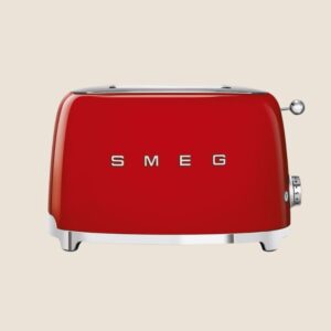Tostadora Smeg de dos ranuras estilo años 50